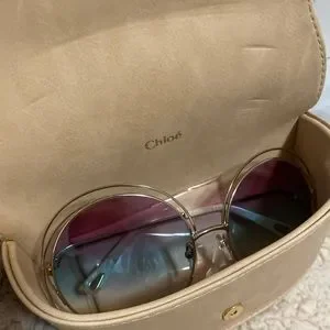 Chloe | Accessories | Chloe Two Tone Round Sunglasses | Poshmark display picture 1